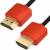 Greenconnect Кабель SLIM 3.0m HDMI 2.0, красные коннекторы Slim, OD3.8mm, HDR 4:2:2, Ultra HD, 4K 60 fps 60Hz, 3D, AUDIO, 18.0 Гбит/с, 32/32 AWG, GCR-51601 Greenconnect HDMI (m) - HDMI (m) 3м — для бизнеса и офиса