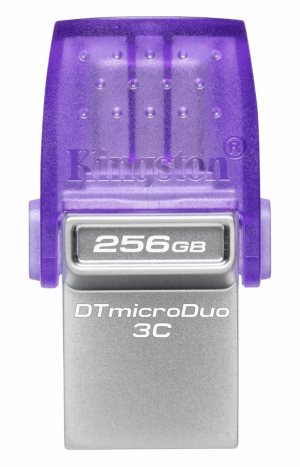 Флэш USB Kingston 256GB DataTraveler microDuo 3C 200MB/s dual USB-A + USB-C Kingston DTDUO3CG3/256GB