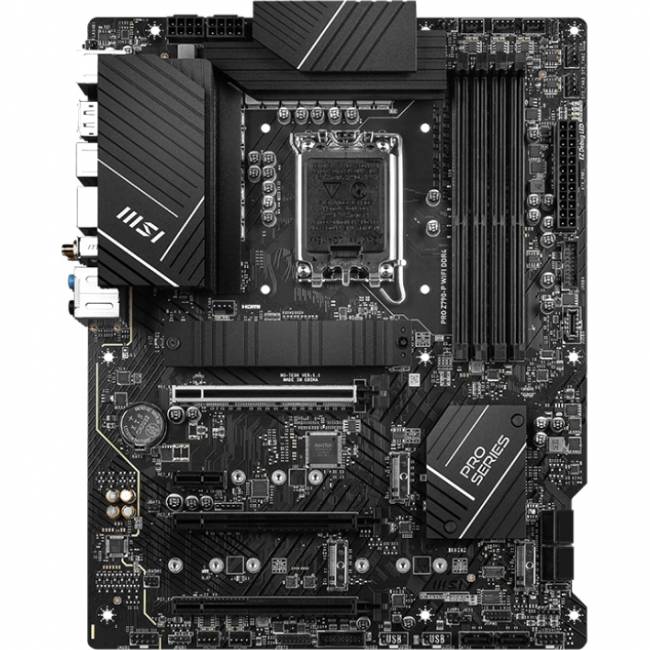 Материнская плата MSI PRO Z790-P WIFI DDR4 — для бизнеса и офиса Материнская плата MSI PRO Z790-P WIFI DDR4 — для бизнеса и офиса