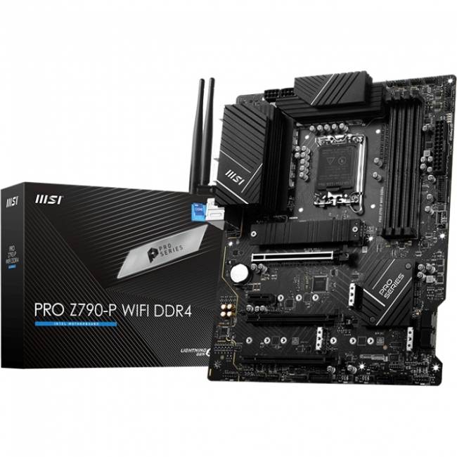 Материнская плата MSI PRO Z790-P WIFI DDR4 — для бизнеса и офиса Материнская плата MSI PRO Z790-P WIFI DDR4 — для бизнеса и офиса