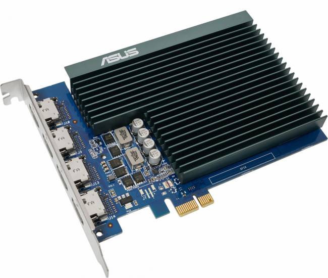 Видеокарта ASUS GT730-4H-SL-2GD5 — для бизнеса и офиса Видеокарта ASUS GT730-4H-SL-2GD5 — для бизнеса и офиса