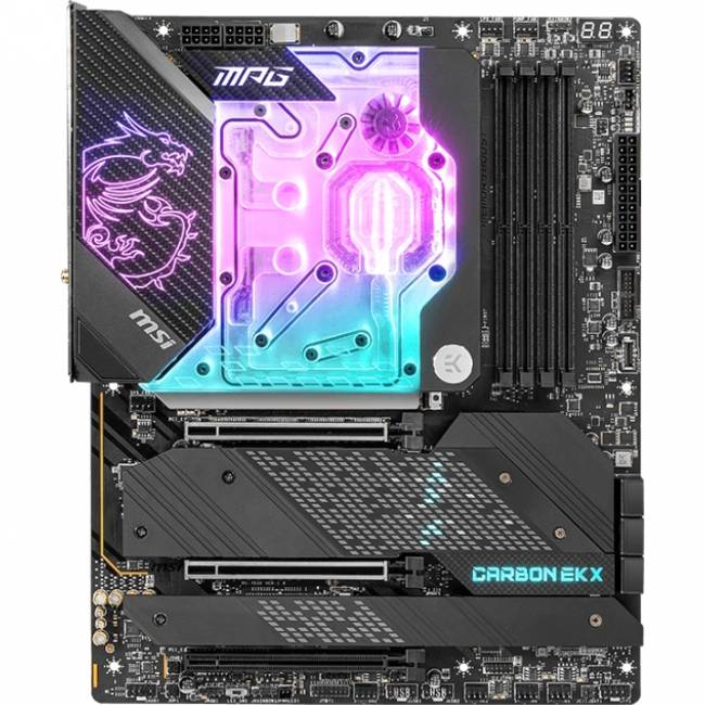Материнская плата MSI MPG Z690 CARBON EK X — для бизнеса и офиса Материнская плата MSI MPG Z690 CARBON EK X — для бизнеса и офиса