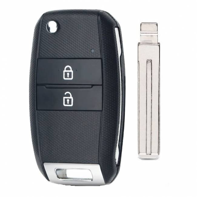 Корпус выкидного ключа HYUNDAI 2 кнопки KIA7 TOY48, с лого — для бизнеса и офиса Корпус выкидного ключа HYUNDAI 2 кнопки KIA7 TOY48, с лого — для бизнеса и офиса
