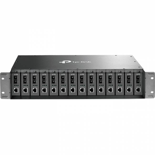 Шасси для конверторов TP-Link TL-MC1400 — для бизнеса и офиса Шасси для конверторов TP-Link TL-MC1400 — для бизнеса и офиса