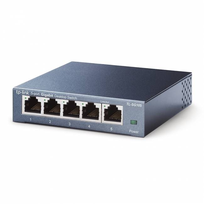 Коммутатор TP-Link TL-SG105 — для бизнеса и офиса Коммутатор TP-Link TL-SG105 — для бизнеса и офиса