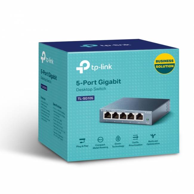 Коммутатор TP-Link TL-SG105 — для бизнеса и офиса Коммутатор TP-Link TL-SG105 — для бизнеса и офиса