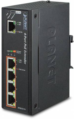 IPOE-E174 индустриальный PoE экстендер Planet IPOE-E174