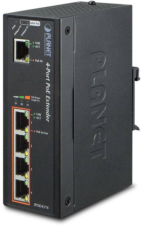 IPOE-E174 индустриальный PoE экстендер Planet IPOE-E174 — для бизнеса и офиса IPOE-E174 индустриальный PoE экстендер Planet IPOE-E174 — для бизнеса и офиса
