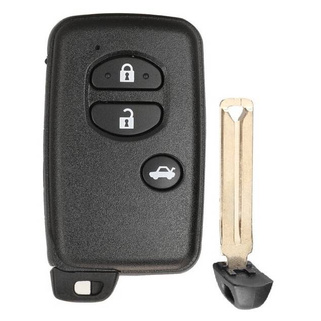 Корпус смарт ключа TOYOTA 3 кнопки + вставка TOY48 — для бизнеса и офиса Корпус смарт ключа TOYOTA 3 кнопки + вставка TOY48 — для бизнеса и офиса