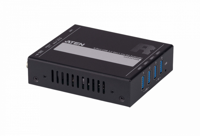 4-портовый удлинитель USB 3.2 Gen 1 по кабелю Cat 6A (до 100 метров) ATEN UCE33100 — для бизнеса и офиса