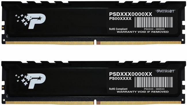 Память DDR5 2x16GB 5600MHz Patriot PSP532G5600KH1 — для бизнеса и офиса Память DDR5 2x16GB 5600MHz Patriot PSP532G5600KH1 — для бизнеса и офиса