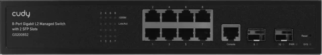 Коммутатор Cudy GS2008S2 — для бизнеса и офиса