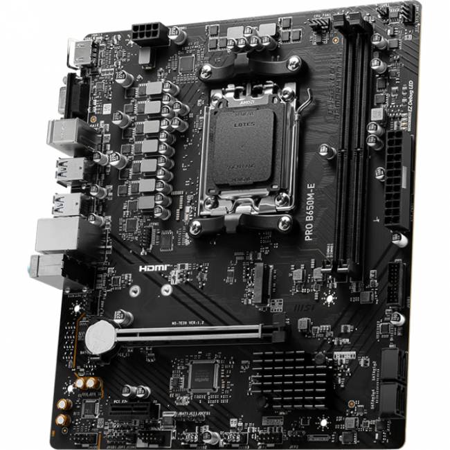 Материнская плата MSI PRO B650M-E — для бизнеса и офиса Материнская плата MSI PRO B650M-E — для бизнеса и офиса