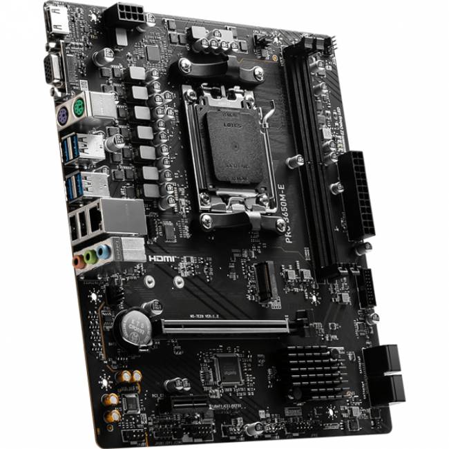 Материнская плата MSI PRO B650M-E — для бизнеса и офиса Материнская плата MSI PRO B650M-E — для бизнеса и офиса