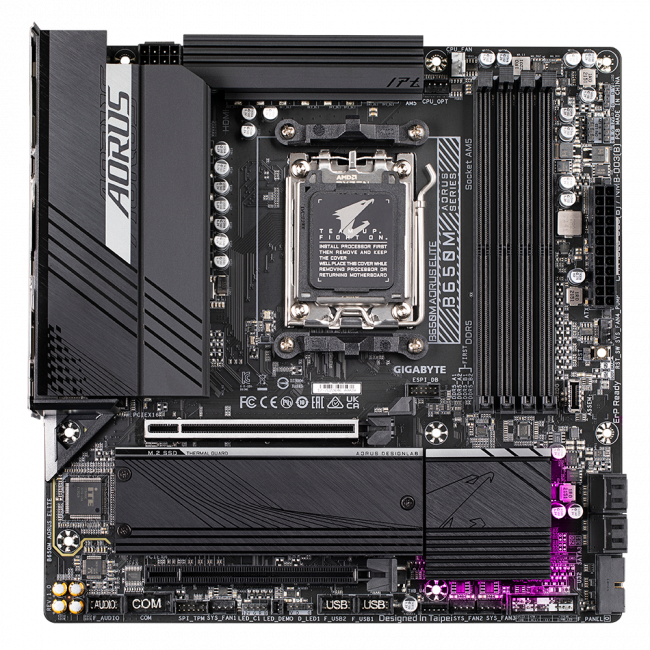 Материнская плата GIGABYTE B650M AORUS ELITE — для бизнеса и офиса