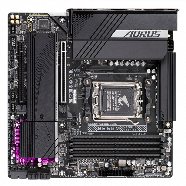Материнская плата GIGABYTE B650M AORUS ELITE — для бизнеса и офиса