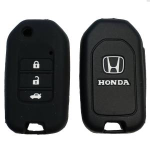 Чехол силиконовый выкидного ключа HONDA 3 кнопки (с лого)