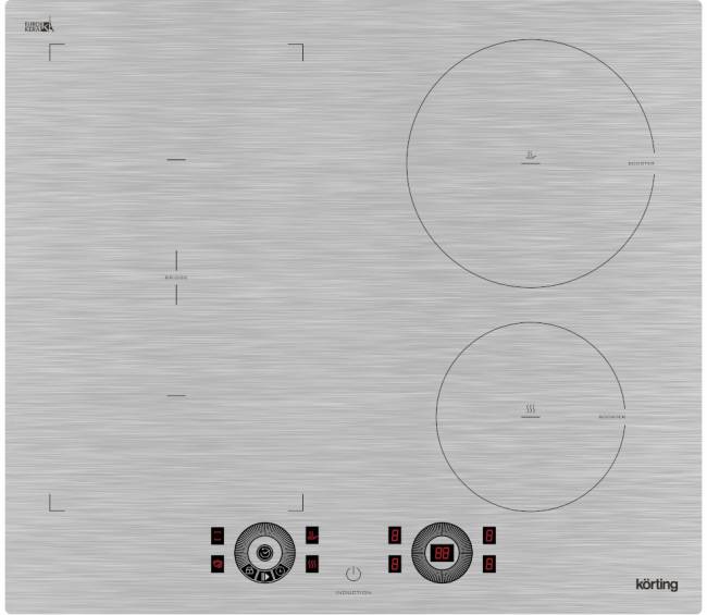 Встраиваемая варочная панель Korting HIB 64870 BS Smart — для бизнеса и офиса Встраиваемая варочная панель Korting HIB 64870 BS Smart — для бизнеса и офиса