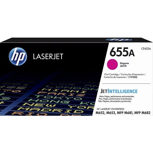 Тонер-картридж HP 655A Magenta Original LaserJet Toner Cartridge (CF453A) — для бизнеса и офиса