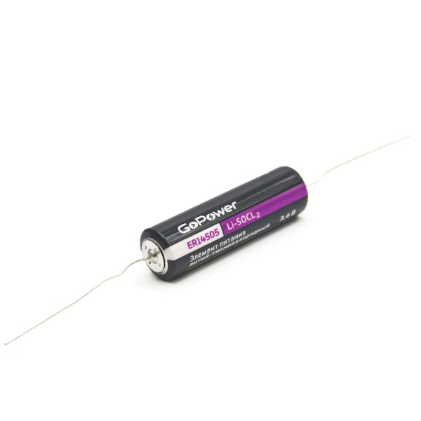 Батарейка GoPower 14505 PC1 Li-SOCl2 3.6V с выводами (1/10/500) Батарейка GoPower 14505 (00-00015332) — для бизнеса и офиса Батарейка GoPower 14505 PC1 Li-SOCl2 3.6V с выводами (1/10/500) Батарейка GoPower 14505 (00-00015332) — для бизнеса и офиса