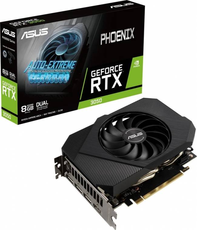 Видеокарта ASUS PH-RTX3050-8G — для бизнеса и офиса