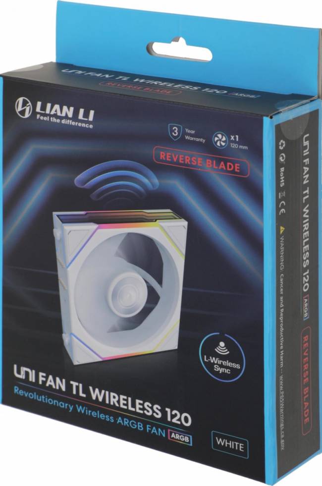 Вентилятор для корпуса Lian-Li G99.12RTL1W1W.R0 — для бизнеса и офиса Вентилятор для корпуса Lian-Li G99.12RTL1W1W.R0 — для бизнеса и офиса