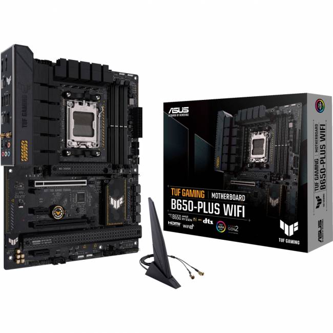 Материнская плата ASUS TUF GAMING B650-PLUS WIFI (90MB1BZ0-M0EAY0) — для бизнеса и офиса Материнская плата ASUS TUF GAMING B650-PLUS WIFI (90MB1BZ0-M0EAY0) — для бизнеса и офиса