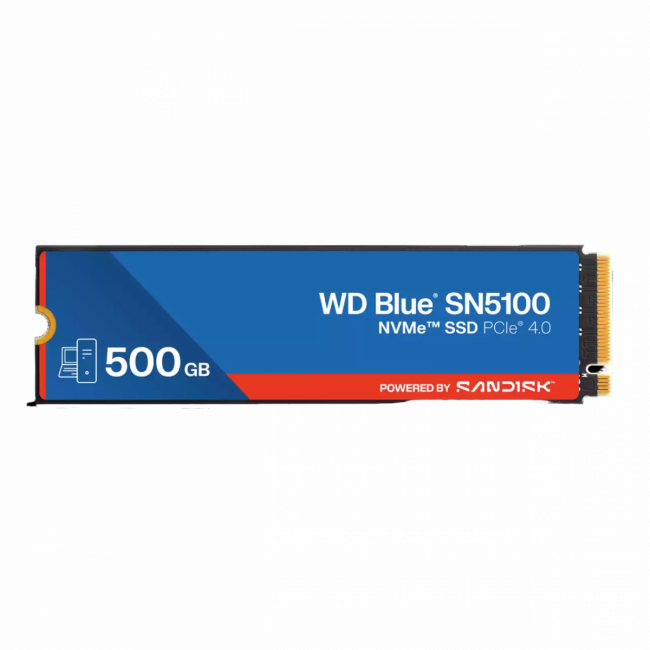 Твердотельные накопители WD SSD Blue SN5100 WDS500G5B0E — для бизнеса и офиса Твердотельные накопители WD SSD Blue SN5100 WDS500G5B0E — для бизнеса и офиса