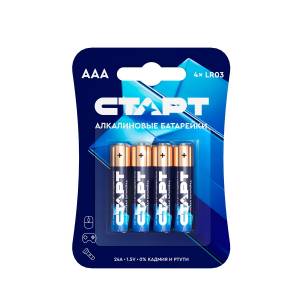 Элемент питания Батарейки алкалиновые СТАРТ ААА-BL4 N (4670012295969) Элемент питания Батарейки алкалиновые СТАРТ ААА-BL4 N (4670012295969)