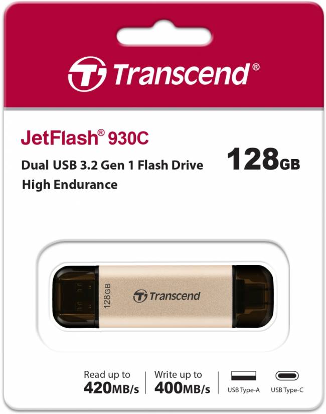Флеш-накопитель Transcend JetFlash 930C — для бизнеса и офиса Флеш-накопитель Transcend JetFlash 930C — для бизнеса и офиса