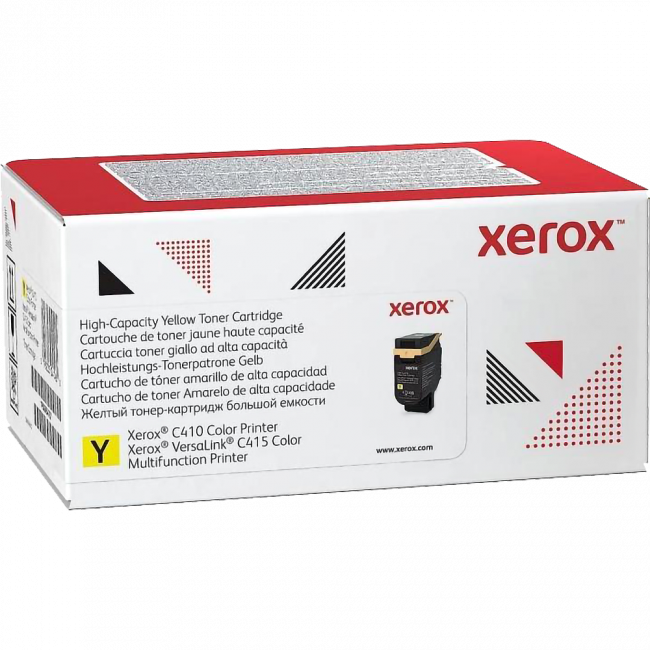 Тонер картридж большой емкости, желтый Xerox VLC410/415 (7000 страниц) Xerox 006R04767 — для бизнеса и офиса Тонер картридж большой емкости, желтый Xerox VLC410/415 (7000 страниц) Xerox 006R04767 — для бизнеса и офиса