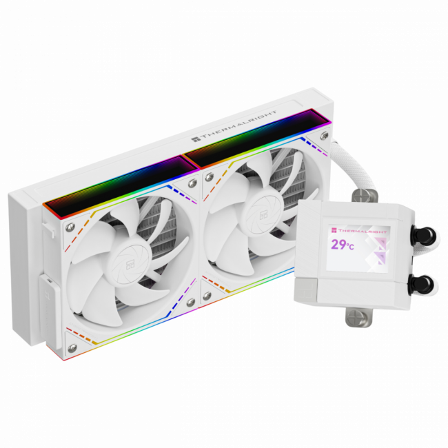 Система жидкостного охлаждения Thermalright Core Matrix 240 Vision White — для бизнеса и офиса