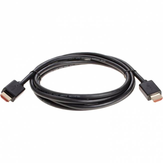 Кабель HDMI-19M --- HDMI-19M ver 2.0+3D/Ethernet ,2m Telecom <TCG215-2M> Кабель Telecom HDMI (m)/HDMI (m) - 2 м (TCG215-2M) — для бизнеса и офиса