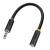 GCR Удлинитель для гарнитуры 0.15m jack 3,5mm/jack 3,5mm черный, желтая окантовка, 28AWG, M/F, GCR-53262 Greenconnect jack 3,5mm (m) - jack 3,5mm (f) 3.5  0.15м черный — для бизнеса и офиса