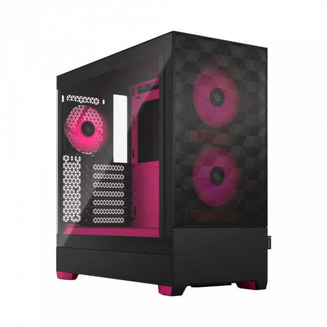 Корпус ПК без блока питания Корпус Design Pop Air RGB Magenta Core TG Clear Tint (FD-C-POR1A-03) — для бизнеса и офиса Корпус ПК без блока питания Корпус Design Pop Air RGB Magenta Core TG Clear Tint (FD-C-POR1A-03) — для бизнеса и офиса