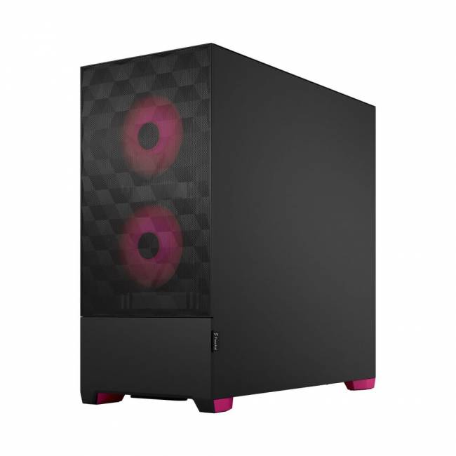 Корпус ПК без блока питания Корпус Design Pop Air RGB Magenta Core TG Clear Tint (FD-C-POR1A-03) — для бизнеса и офиса Корпус ПК без блока питания Корпус Design Pop Air RGB Magenta Core TG Clear Tint (FD-C-POR1A-03) — для бизнеса и офиса