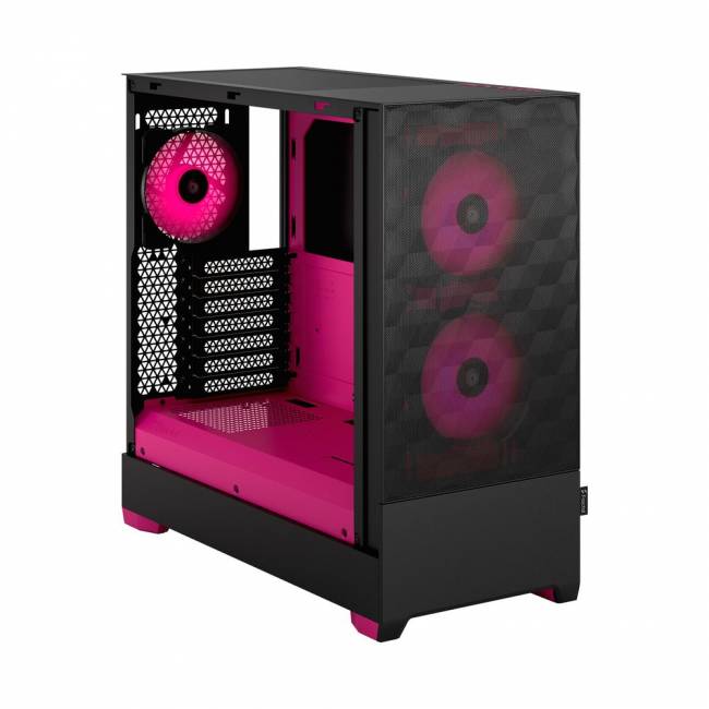 Корпус ПК без блока питания Корпус Design Pop Air RGB Magenta Core TG Clear Tint (FD-C-POR1A-03) — для бизнеса и офиса Корпус ПК без блока питания Корпус Design Pop Air RGB Magenta Core TG Clear Tint (FD-C-POR1A-03) — для бизнеса и офиса