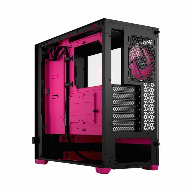 Корпус ПК без блока питания Корпус Design Pop Air RGB Magenta Core TG Clear Tint (FD-C-POR1A-03) — для бизнеса и офиса Корпус ПК без блока питания Корпус Design Pop Air RGB Magenta Core TG Clear Tint (FD-C-POR1A-03) — для бизнеса и офиса