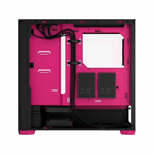 Корпус ПК без блока питания Корпус Design Pop Air RGB Magenta Core TG Clear Tint (FD-C-POR1A-03) — для бизнеса и офиса Корпус ПК без блока питания Корпус Design Pop Air RGB Magenta Core TG Clear Tint (FD-C-POR1A-03) — для бизнеса и офиса