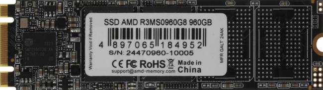Накопитель SSD AMD R3MS0960G8 — для бизнеса и офиса Накопитель SSD AMD R3MS0960G8 — для бизнеса и офиса