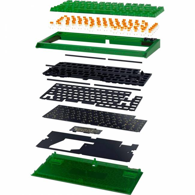 Игровая клавиатура Razer BlackWidow V4 75% - Phantom Green Ed. - US Layout Razer RZ03-05003300-R3M1 — для бизнеса и офиса Игровая клавиатура Razer BlackWidow V4 75% - Phantom Green Ed. - US Layout Razer RZ03-05003300-R3M1 — для бизнеса и офиса