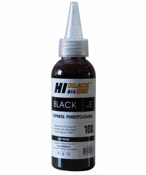 Чернила Hi-Black Универсальные для Epson (Тип E), Bk, 0,1 л.