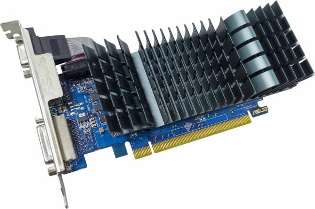 Видеокарта ASUS GT710-SL-2GD5-BRK-EVO — для бизнеса и офиса Видеокарта ASUS GT710-SL-2GD5-BRK-EVO — для бизнеса и офиса