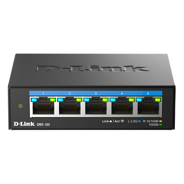 Коммутатор D-Link DMS-105/A2A — для бизнеса и офиса Коммутатор D-Link DMS-105/A2A — для бизнеса и офиса