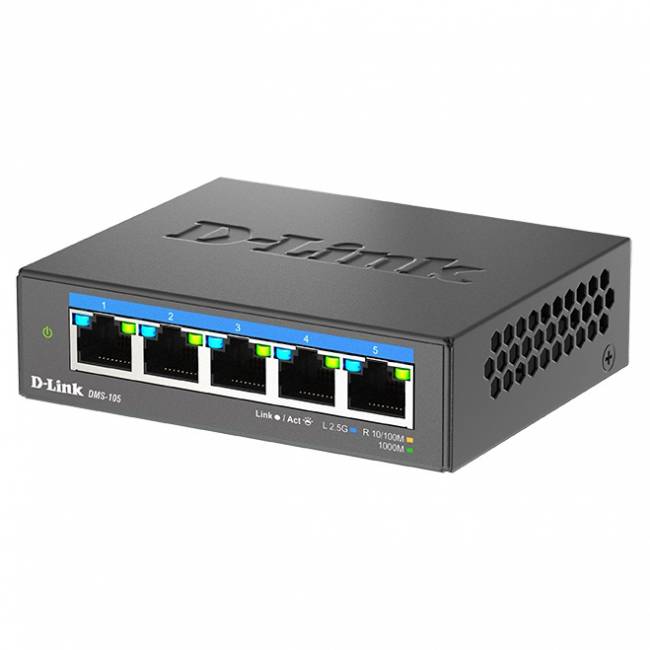 Коммутатор D-Link DMS-105/A2A — для бизнеса и офиса Коммутатор D-Link DMS-105/A2A — для бизнеса и офиса