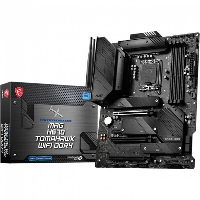 Материнская плата MSI MAG H670 TOMAHAWK WIFI DDR4 — для бизнеса и офиса Материнская плата MSI MAG H670 TOMAHAWK WIFI DDR4 — для бизнеса и офиса
