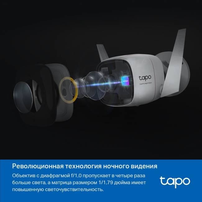 Камера TP-Link Tapo C325WB — для бизнеса и офиса Камера TP-Link Tapo C325WB — для бизнеса и офиса