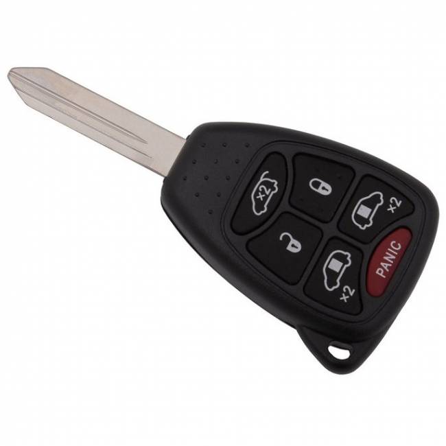 Корпус ключа Chrysler 5+1 кнопок Y160 — для бизнеса и офиса Корпус ключа Chrysler 5+1 кнопок Y160 — для бизнеса и офиса