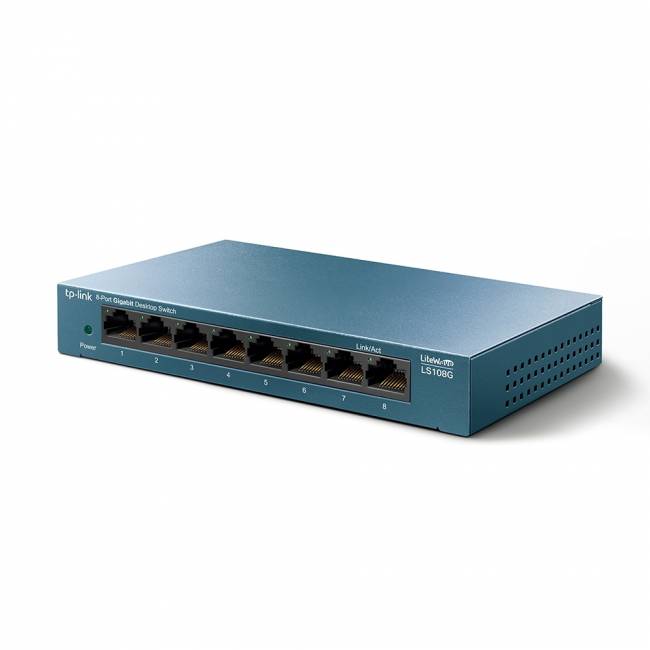 Коммутатор TP-Link LS108G — для бизнеса и офиса Коммутатор TP-Link LS108G — для бизнеса и офиса