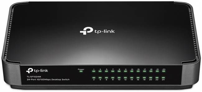 Коммутатор TP-Link TL-SF1024M — для бизнеса и офиса Коммутатор TP-Link TL-SF1024M — для бизнеса и офиса